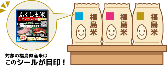 キャンペーンシールの説明画像
